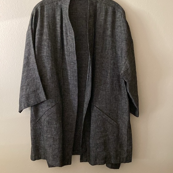 Eileen Fisher Tops - Eileen Fisher Linen/Tencel Kimono